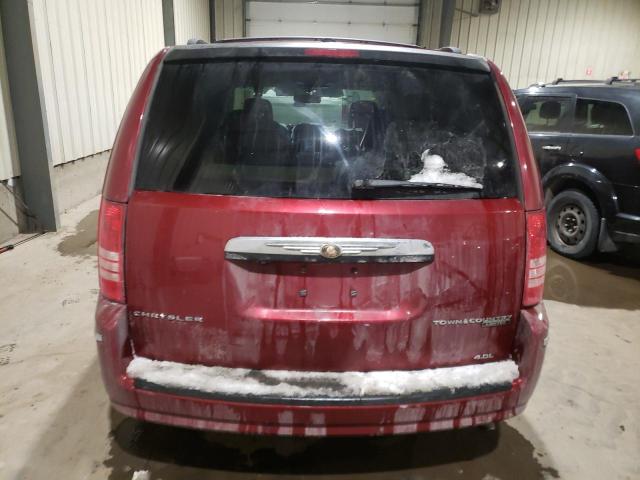 2A4RR6DX3AR394893 - 2010 CHRYSLER TOWN & COU LIMITED BURGUNDY photo 6