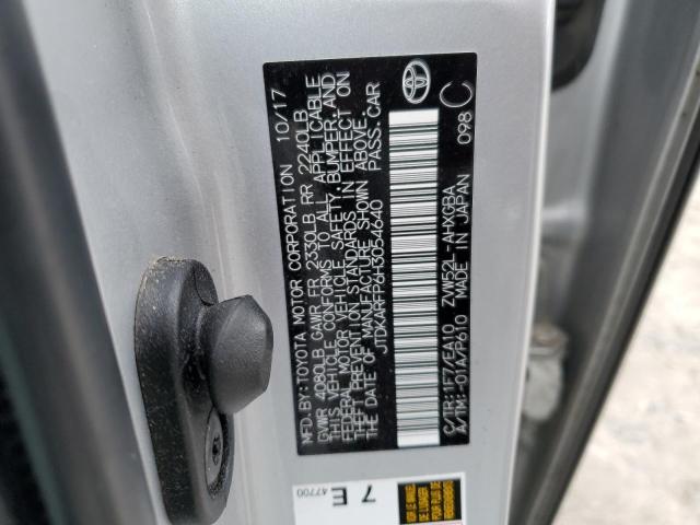 JTDKARFP6H3054640 - 2017 TOYOTA PRIUS PRIM SILVER photo 12