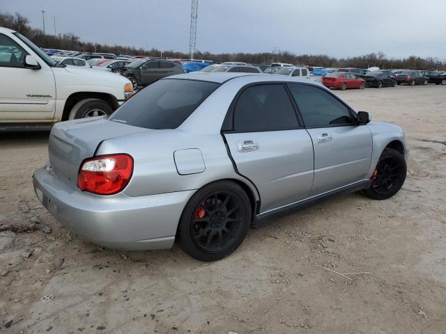 JF1GD29644G504589 - 2004 SUBARU IMPREZA WRX SILVER photo 3