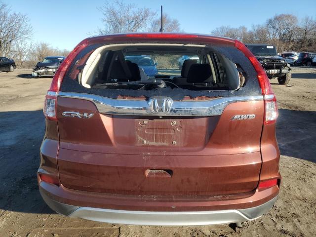 2HKRM4H50FH631880 - 2015 HONDA CR-V EX ORANGE photo 6