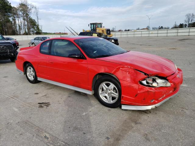 2G1WX15K119156523 - 2001 CHEVROLET MONTE CARL SS RED photo 4