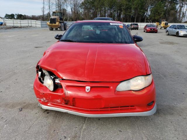 2G1WX15K119156523 - 2001 CHEVROLET MONTE CARL SS RED photo 5