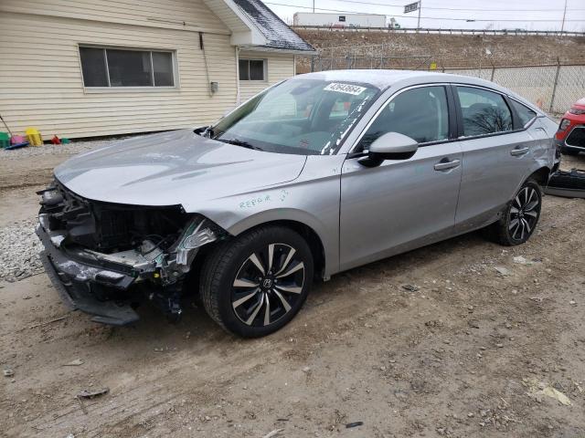 19XFL1H70NE002872 - 2022 HONDA CIVIC EXL ვერცხლისფერი ფოტო 1