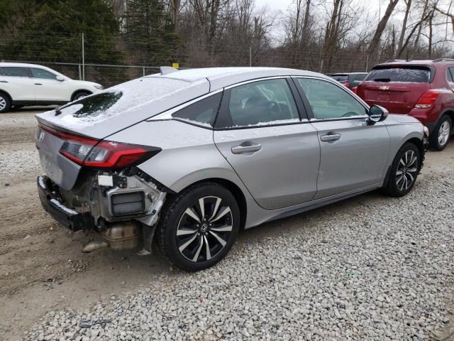 19XFL1H70NE002872 - 2022 HONDA CIVIC EXL ვერცხლისფერი ფოტო 3