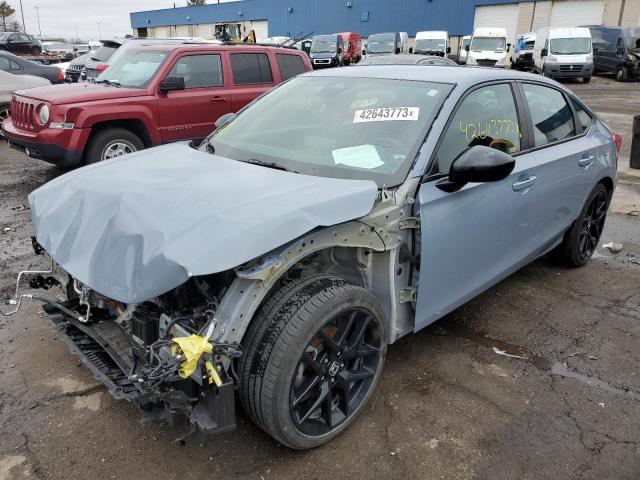 2HGFE2F57NH577493 - 2022 HONDA CIVIC SPORT 青绿色 照片 1