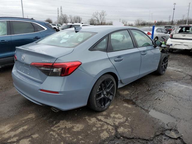 2HGFE2F57NH577493 - 2022 HONDA CIVIC SPORT 青绿色 照片 3