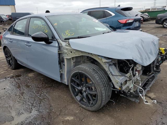 2HGFE2F57NH577493 - 2022 HONDA CIVIC SPORT 青绿色 照片 4