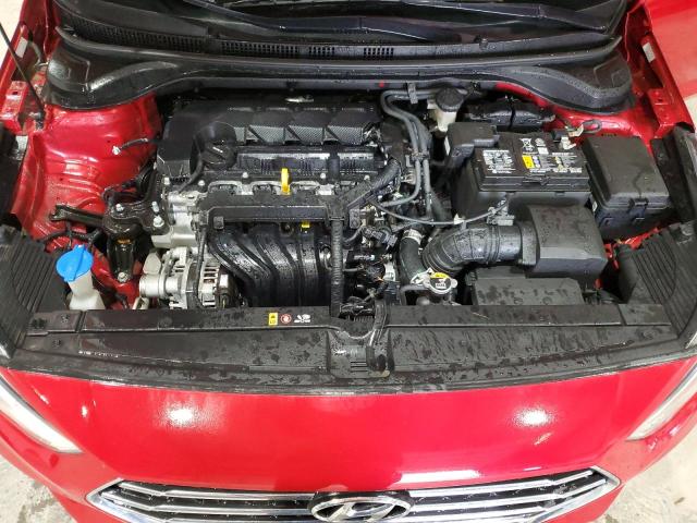 3KPC24A66NE168323 - 2022 HYUNDAI ACCENT SE 红色 照片 11