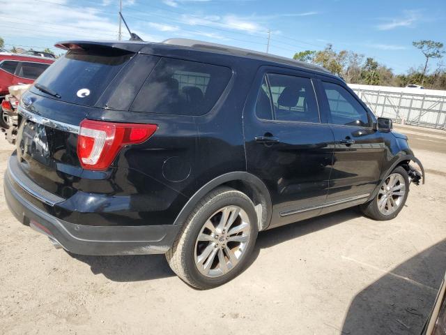 1FM5K7D88JGA64056 - 2018 FORD EXPLORER XLT BLACK photo 3