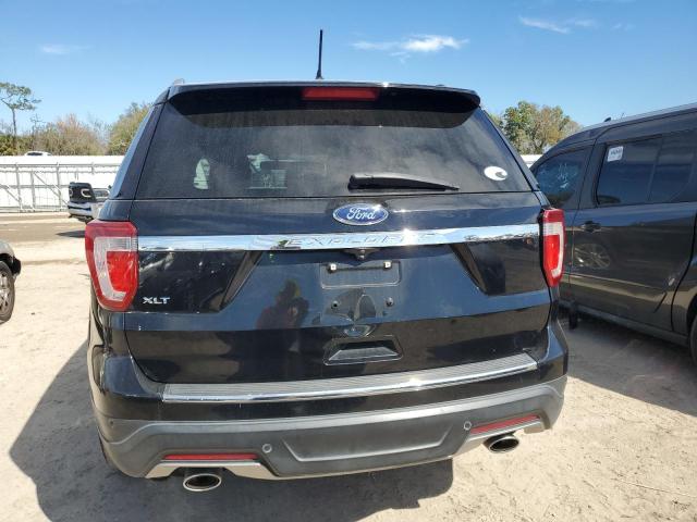 1FM5K7D88JGA64056 - 2018 FORD EXPLORER XLT BLACK photo 6