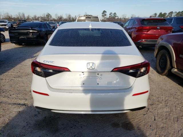 2HGFE2F23PH539588 - 2023 HONDA CIVIC LX WHITE photo 6