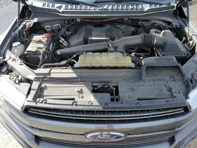 1FTEW1E47KKD54739 - 2019 FORD F150 SUPERCREW GRAY photo 11