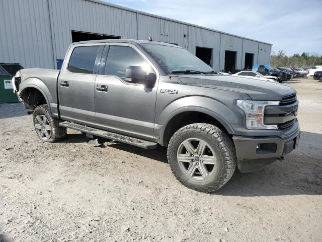 1FTEW1E47KKD54739 - 2019 FORD F150 SUPERCREW GRAY photo 4