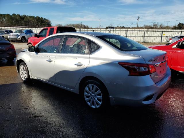 3N1AB7AP5GY283193 - 2016 NISSAN SENTRA S SILVER photo 2