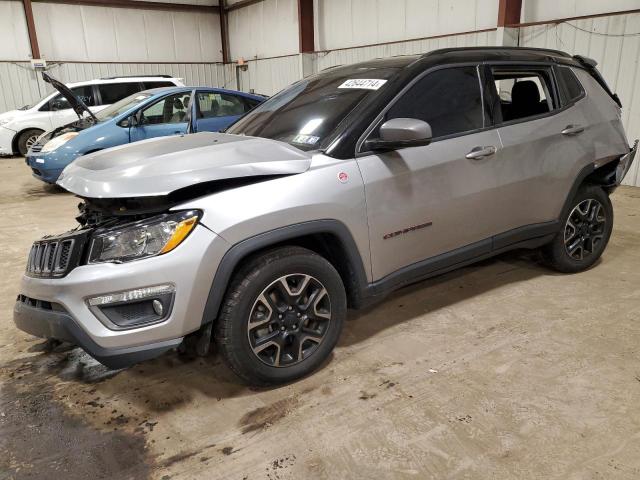 3C4NJDDB5KT671711 - 2019 JEEP COMPASS TRAILHAWK SILVER photo 1