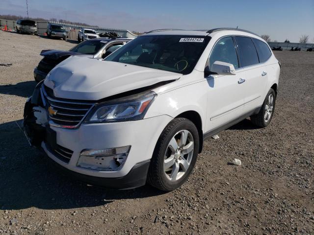 1GNKRJKD6GJ335019 - 2016 CHEVROLET TRAVERSE LTZ WHITE photo 1