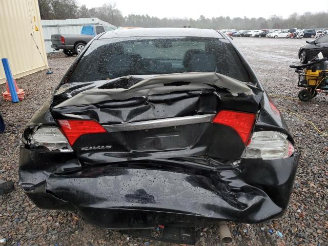 2HGFA1F87AH506529 - 2010 HONDA CIVIC EX BLACK photo 6