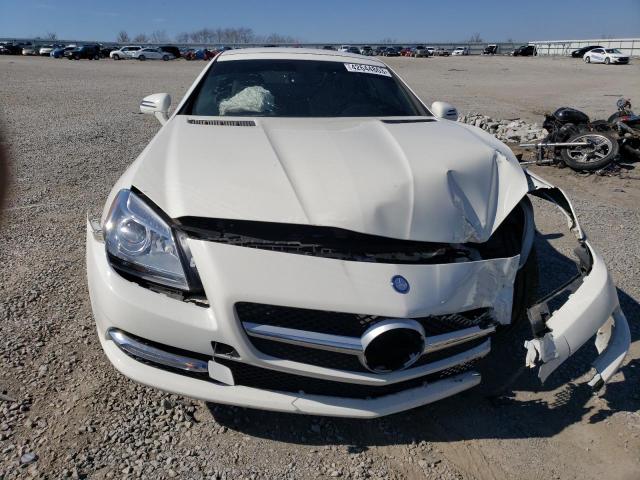 WDDPK5HAXCF038569 - 2012 MERCEDES-BENZ SLK 350 WHITE photo 5