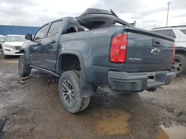 1GCPTEE13K1251130 - 2019 CHEVROLET COLORADO ZR2 BLUE photo 2