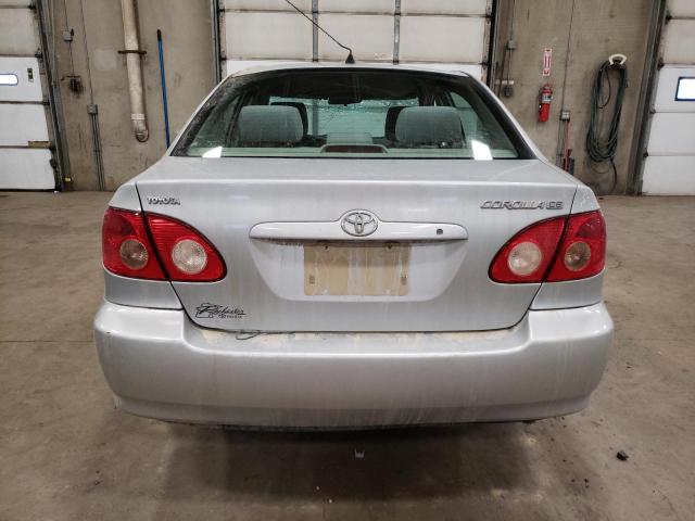 1NXBR32EX5Z356427 - 2005 TOYOTA COROLLA CE SILVER photo 6