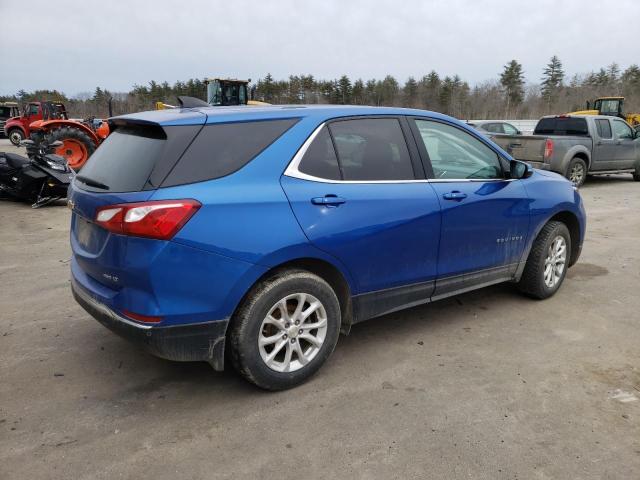 3GNAXUEV3KS556916 - 2019 CHEVROLET EQUINOX LT BLUE photo 3