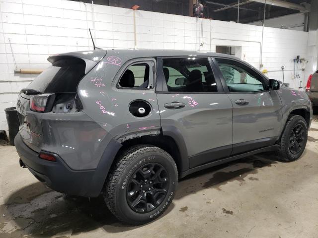 1C4PJMBXXKD391134 - 2019 JEEP CHEROKEE TRAILHAWK ნაცრისფერი ფოტო 3