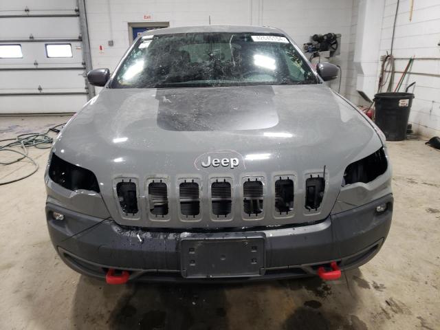 1C4PJMBXXKD391134 - 2019 JEEP CHEROKEE TRAILHAWK ნაცრისფერი ფოტო 5
