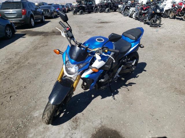 JS1GR7NA5F2101119 - 2015 SUZUKI GSX-S750 BLUE photo 2