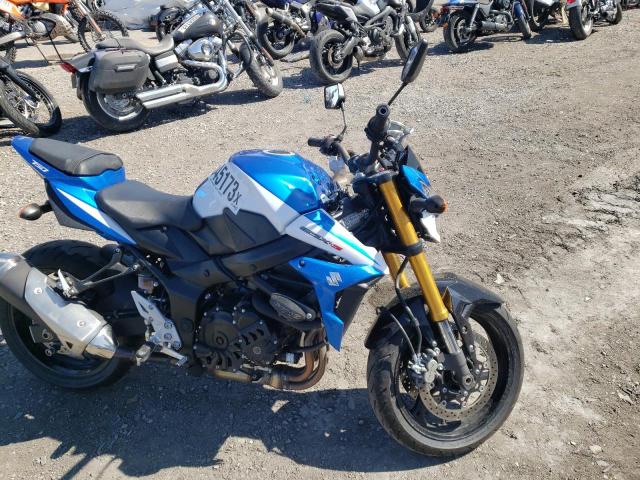 JS1GR7NA5F2101119 - 2015 SUZUKI GSX-S750 BLUE photo 5