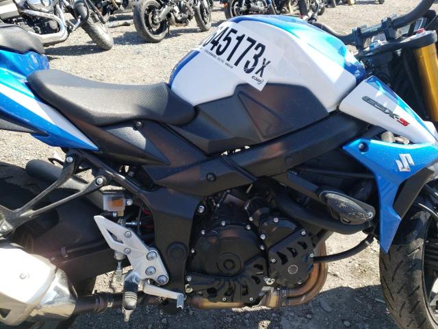 JS1GR7NA5F2101119 - 2015 SUZUKI GSX-S750 BLUE photo 7