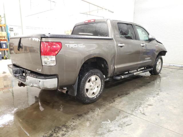 5TFDV58138X039746 - 2008 TOYOTA TUNDRA CREWMAX LIMITED GRAY photo 3