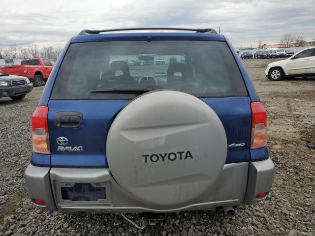 JTEHH20VX36078558 - 2003 TOYOTA RAV4 BLUE photo 6