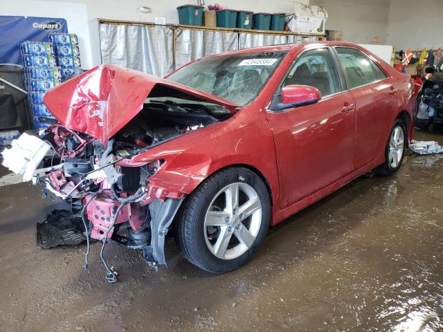 4T1BF1FK5CU534142 - 2012 TOYOTA CAMRY BASE RED photo 1