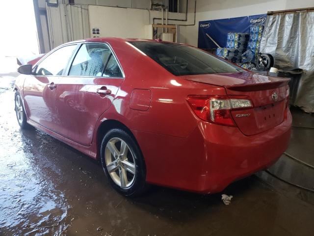 4T1BF1FK5CU534142 - 2012 TOYOTA CAMRY BASE RED photo 2