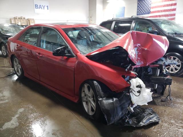 4T1BF1FK5CU534142 - 2012 TOYOTA CAMRY BASE RED photo 4