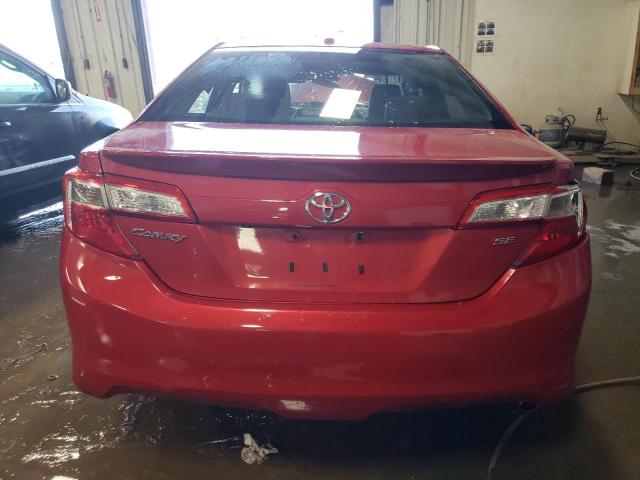 4T1BF1FK5CU534142 - 2012 TOYOTA CAMRY BASE RED photo 6