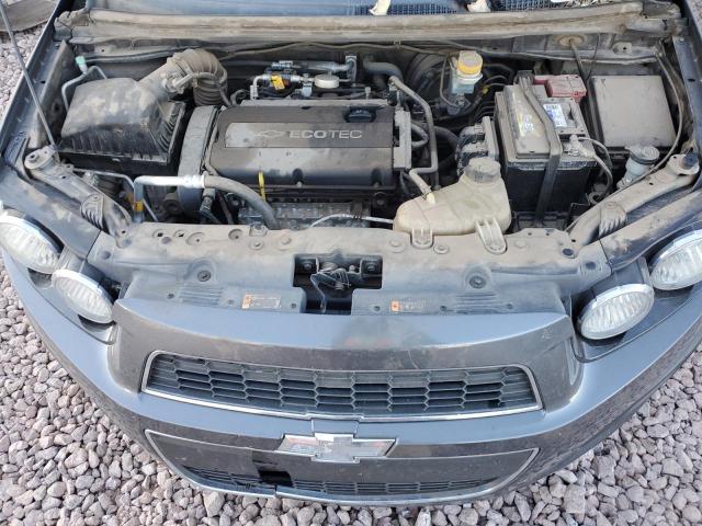 1G1JB6SH0C4176718 - 2012 CHEVROLET SONIC LS GRAY photo 11
