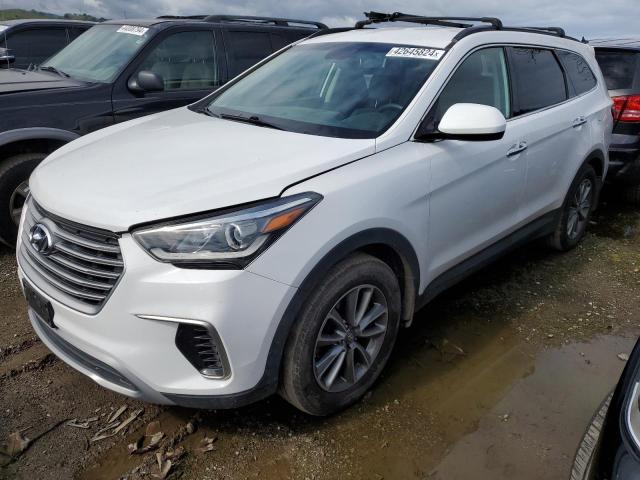 KM8SM4HF8HU204803 - 2017 HYUNDAI SANTA FE SE WHITE photo 1