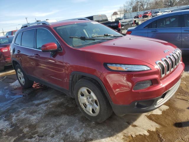 1C4PJLCBXGW200644 - 2016 JEEP CHEROKEE LATITUDE RED photo 4