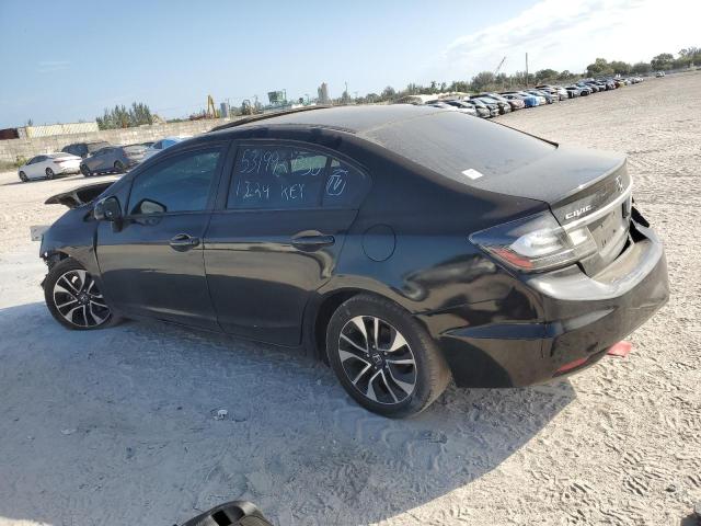 2HGFB2F82DH531992 - 2013 HONDA CIVIC EX BLACK photo 2