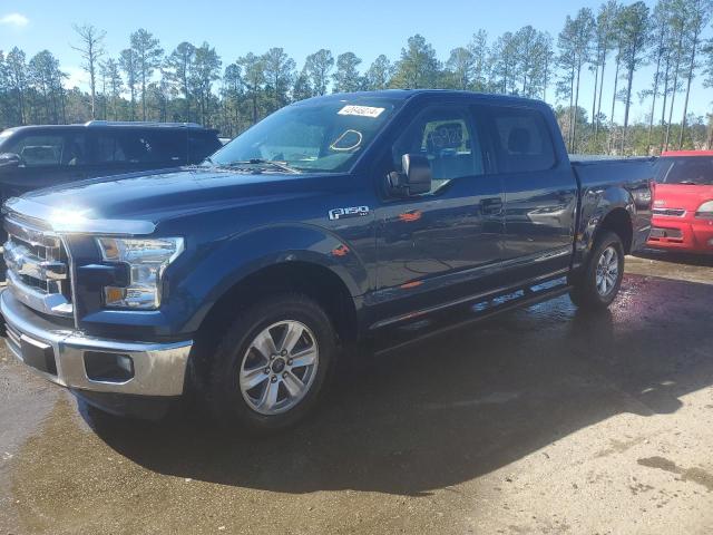 1FTEW1CF9FKD21431 - 2015 FORD F150 SUPERCREW BLUE photo 1
