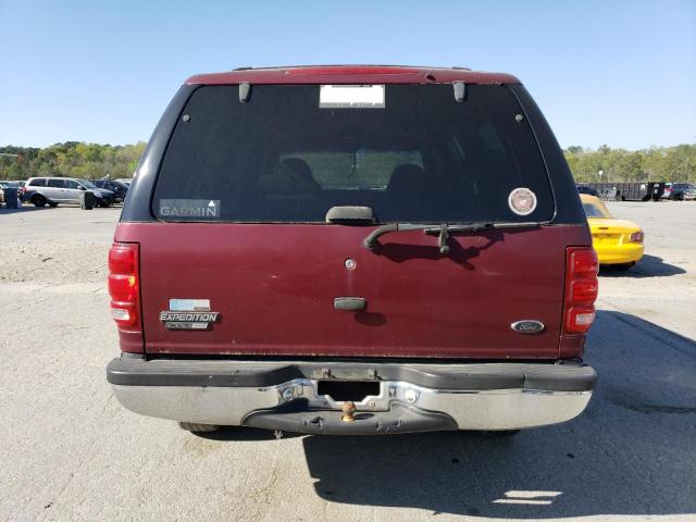 1FMRU15W01LB76122 - 2001 FORD EXPEDITION XLT RED photo 6