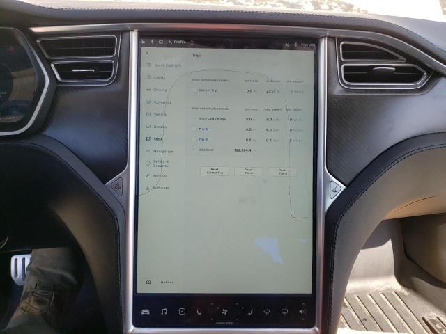 5YJSA1H12EFP28615 - 2014 TESLA MODEL S Սպիտակ լուսանկար 9