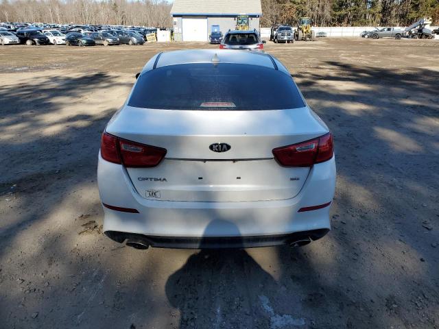 KNAGM4A79E5468127 - 2014 KIA OPTIMA LX WHITE photo 6