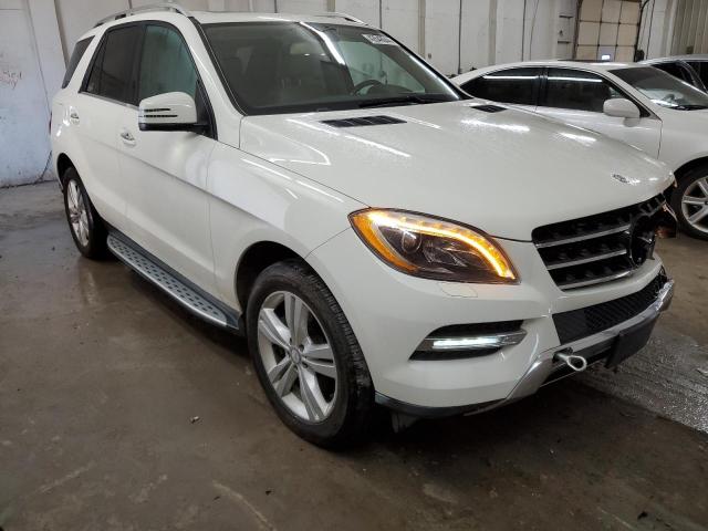 4JGDA5HB3DA103880 - 2013 MERCEDES-BENZ ML 350 4MATIC WHITE photo 4