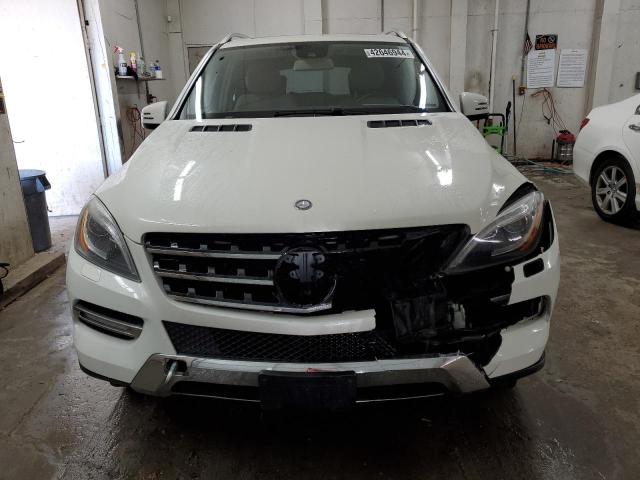 4JGDA5HB3DA103880 - 2013 MERCEDES-BENZ ML 350 4MATIC WHITE photo 5