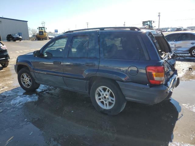 1J4GX48S44C157052 - 2004 JEEP GRAND CHER LAREDO BLUE photo 2