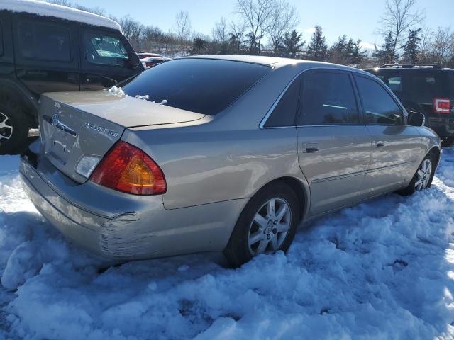 4T1BF28B02U230380 - 2002 TOYOTA AVALON XL TAN photo 3