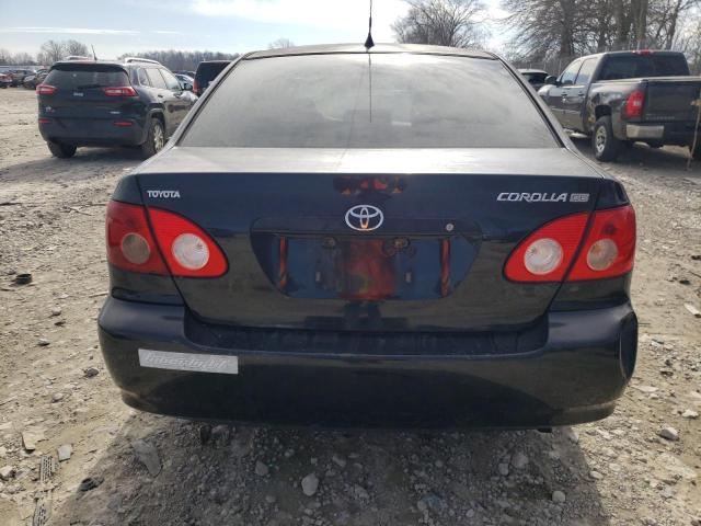 JTDBR32E750053908 - 2005 TOYOTA COROLLA CE BLACK photo 6