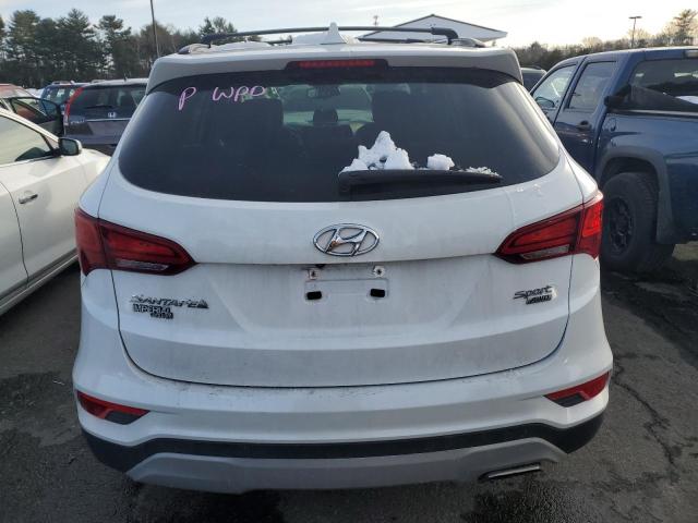 5NMZUDLB8HH032643 - 2017 HYUNDAI SANTA FE S WHITE photo 6